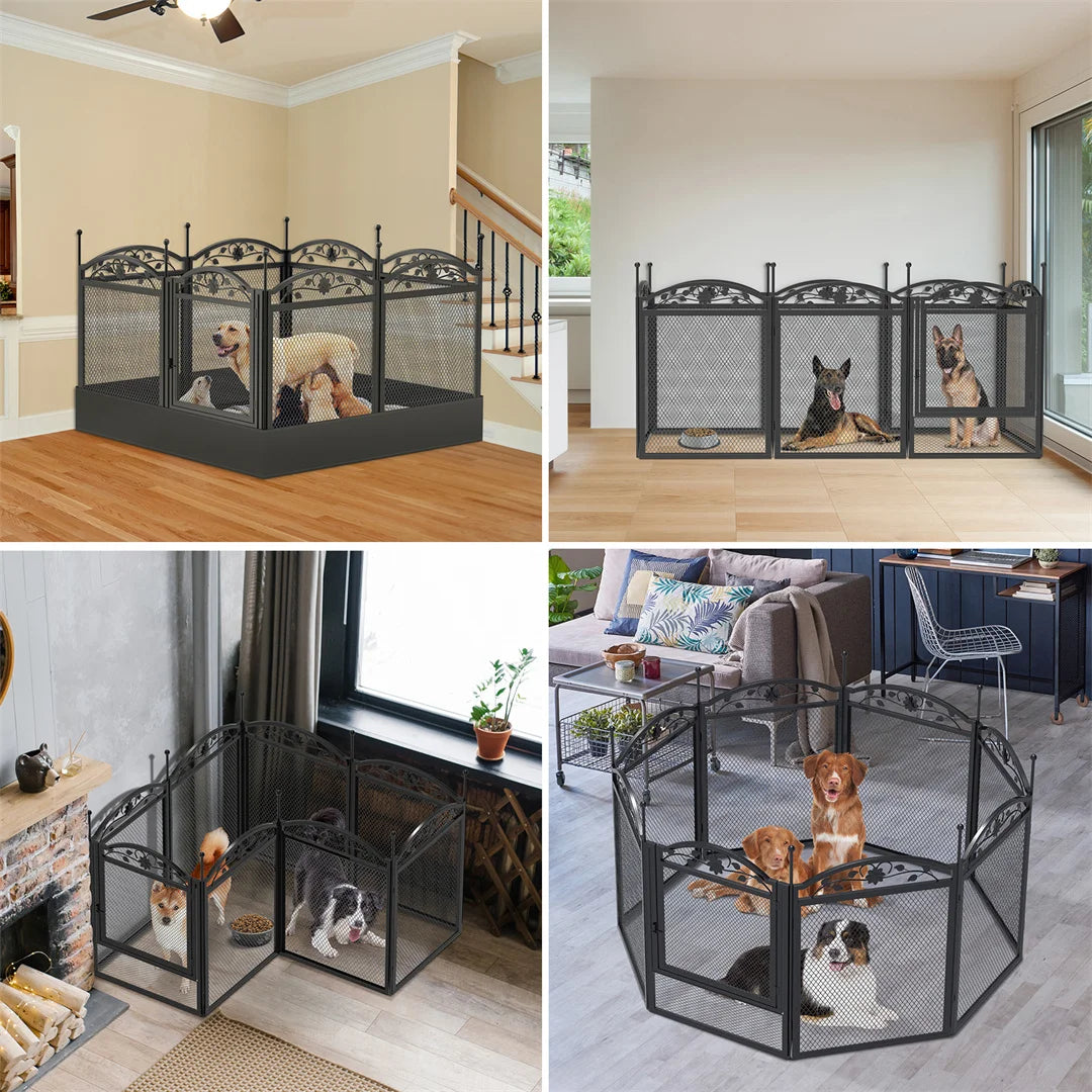 Bingopaw Heavy Duty Dog Playpen With Waterproof Whelping Pad Training