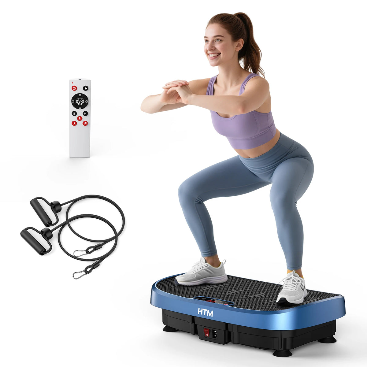 Magnetic Vibration Plate Exercise Machine With LED Display