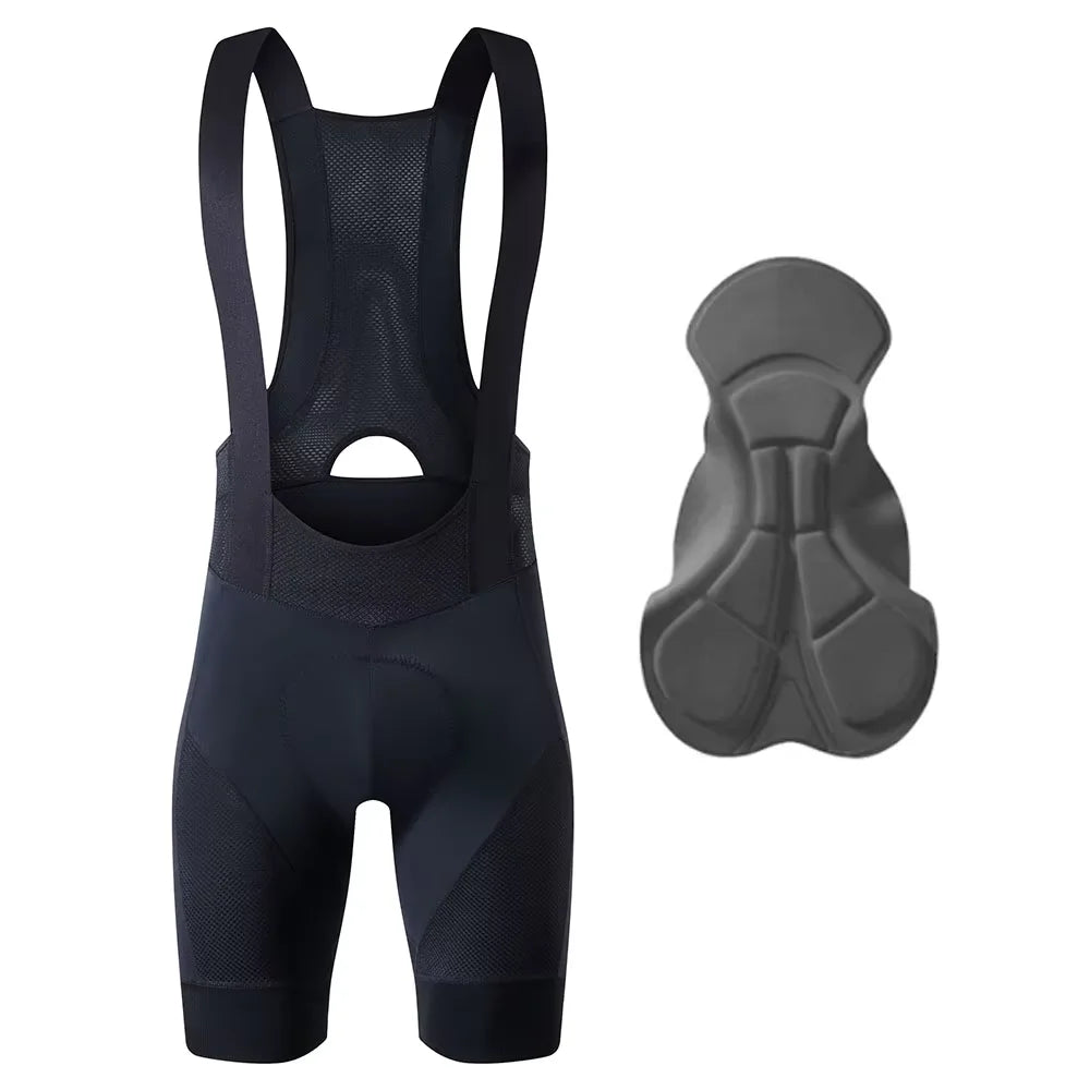 YKYWBIKE Men's Padded Cycling Bib Shorts for Road Riding