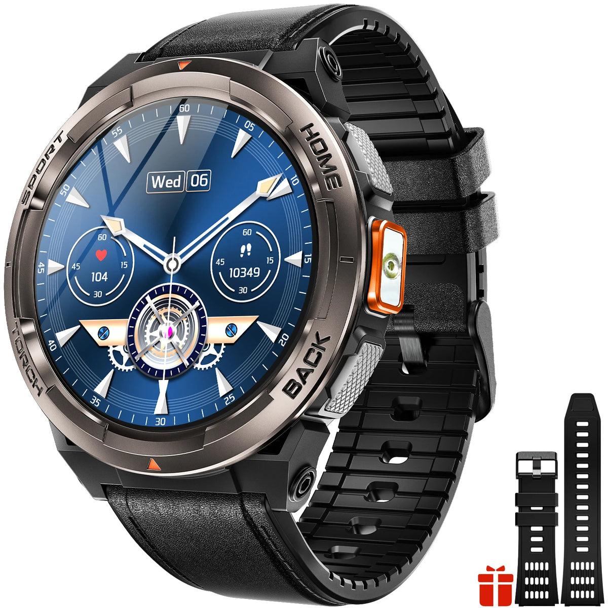 EIGIIS KE5 Sports Smart Watch With Compass Barometer And Flashlight