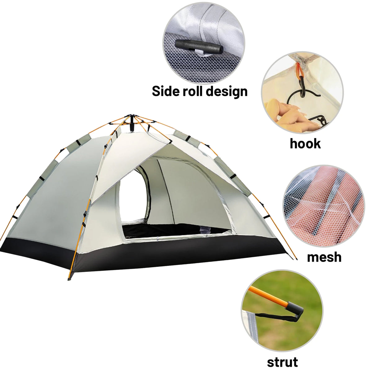 Pakicetus Compact Instant Sunshade Tent With Fast Easy Setup