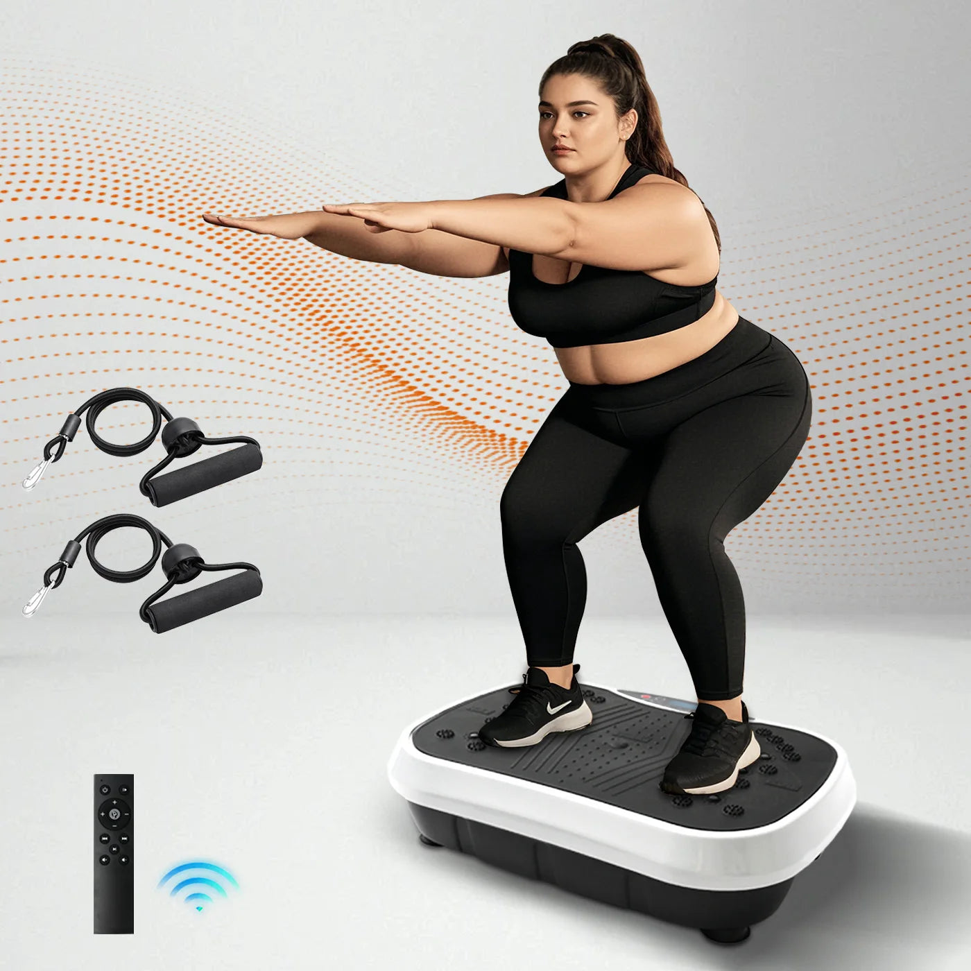 Portable Vibration Exercise Plate Machine For Full Body Workouts