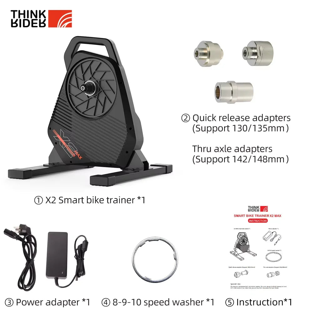 ThinkRider X2 Max Smart Bike Trainer With Integrated Power Meter