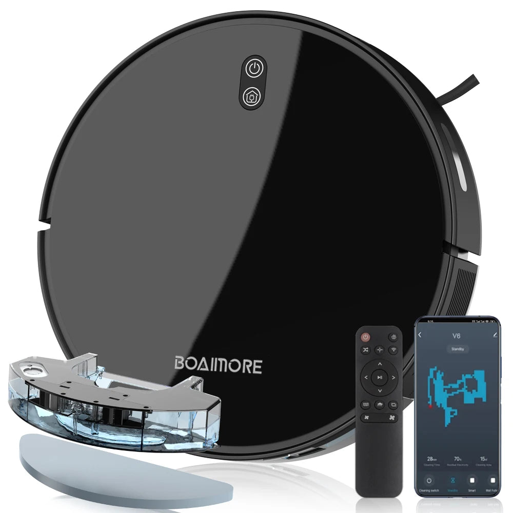 Boaimore Smart Robot Vacuum Cleaner With Mop And Mapping