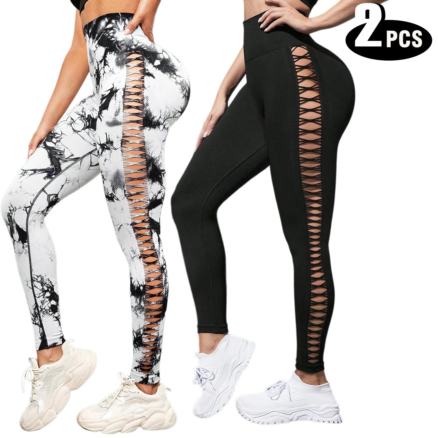 Women Seamless High Waisted Butt Lifting Yoga Leggings