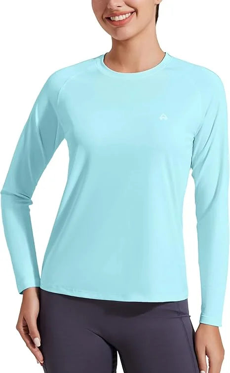 Pioneer Camp Womens Quick Dry Hiking Sun Protection Rash Guard