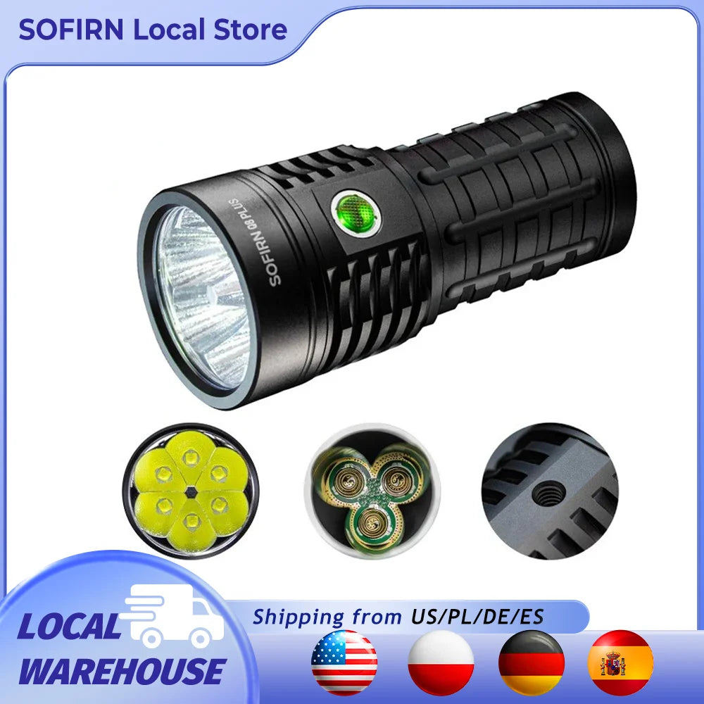 Sofirn Q8 Plus Rechargeable LED Flashlight For Outdoor Adventures