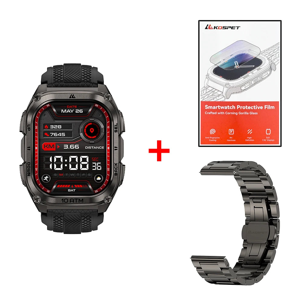 Kospet Tank M4 Smart Watch Gps Navigation Health Monitor