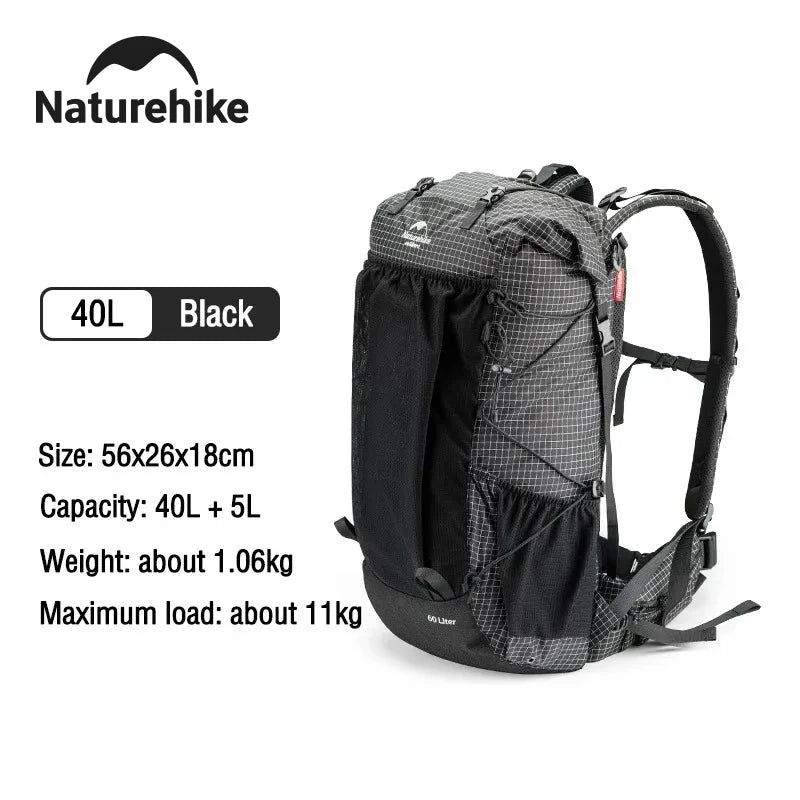 Naturehike Waterproof Outdoor Hiking Backpack With Rain Cover