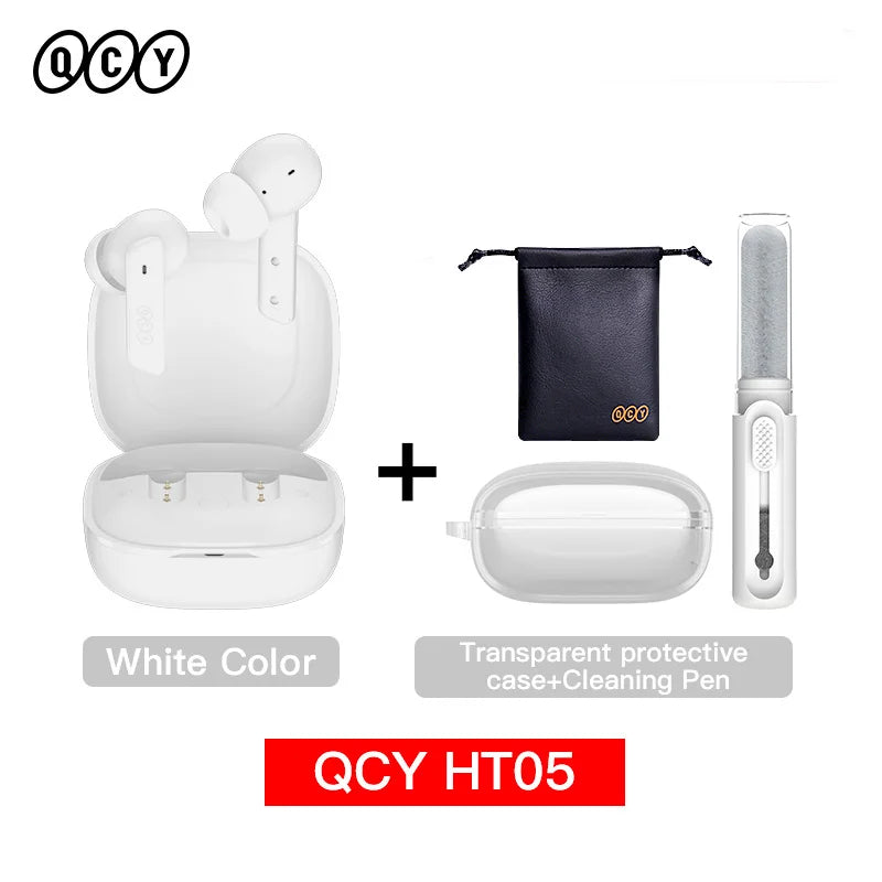 QCY HT05 ANC Wireless Earbuds With Active Noise Cancellation