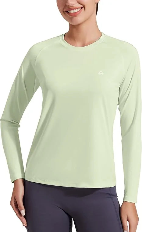 Pioneer Camp Womens Quick Dry Hiking Sun Protection Rash Guard