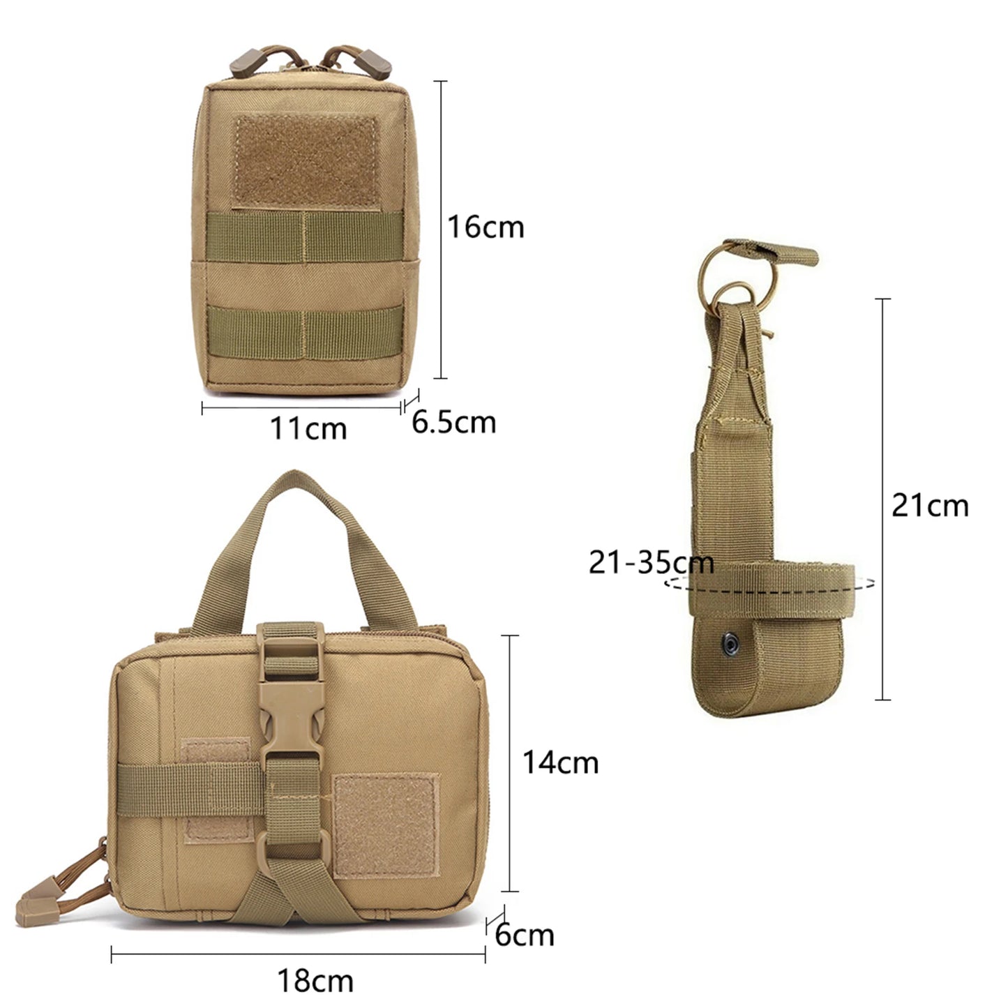 Tactical Padded Dog Harness With Molle Pouches And Quick Buckle