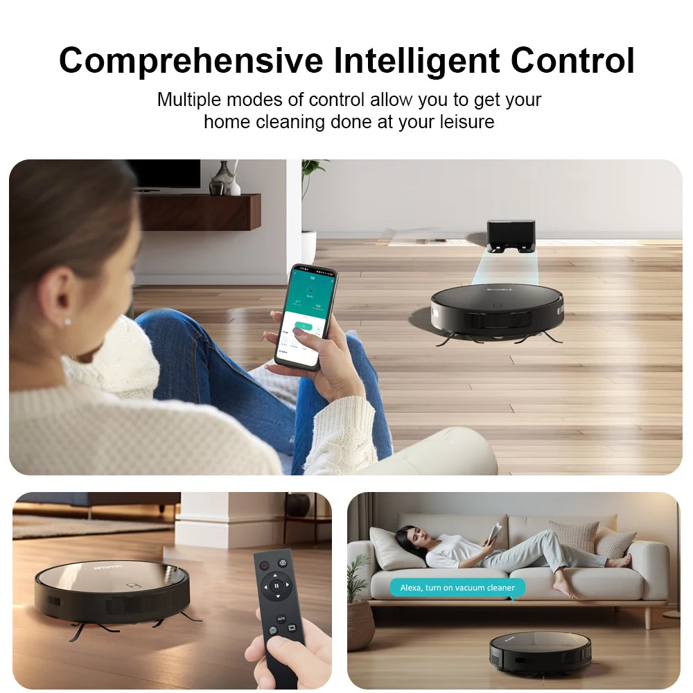 Boaimore Smart Robot Vacuum Cleaner With Mop And Mapping