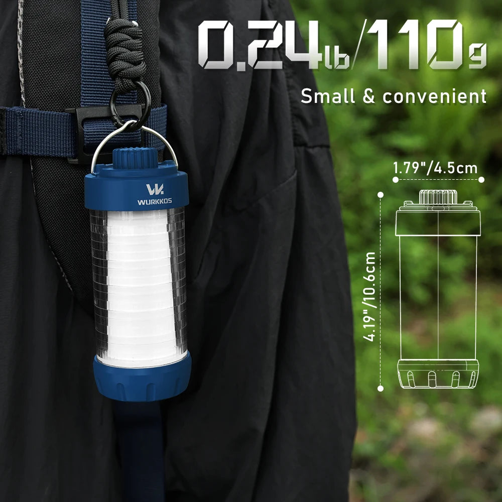 Wurkkos CL01 Rechargeable LED Flashlight With Integrated Power Bank