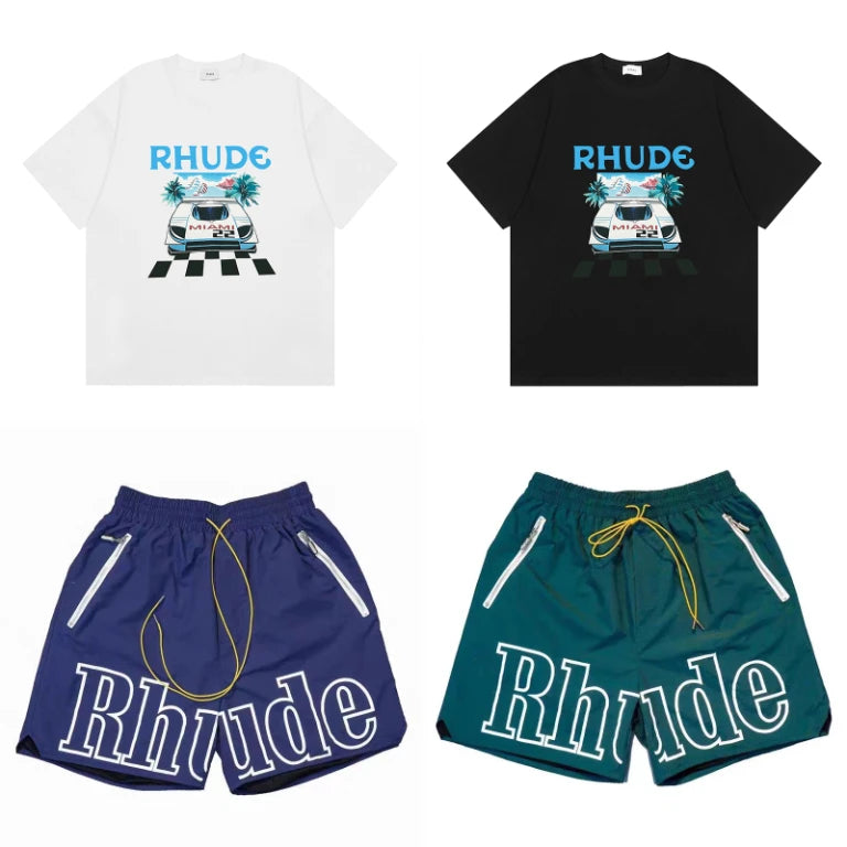 Men's Casual Elastic Waist Zip Pocket Summer Shorts