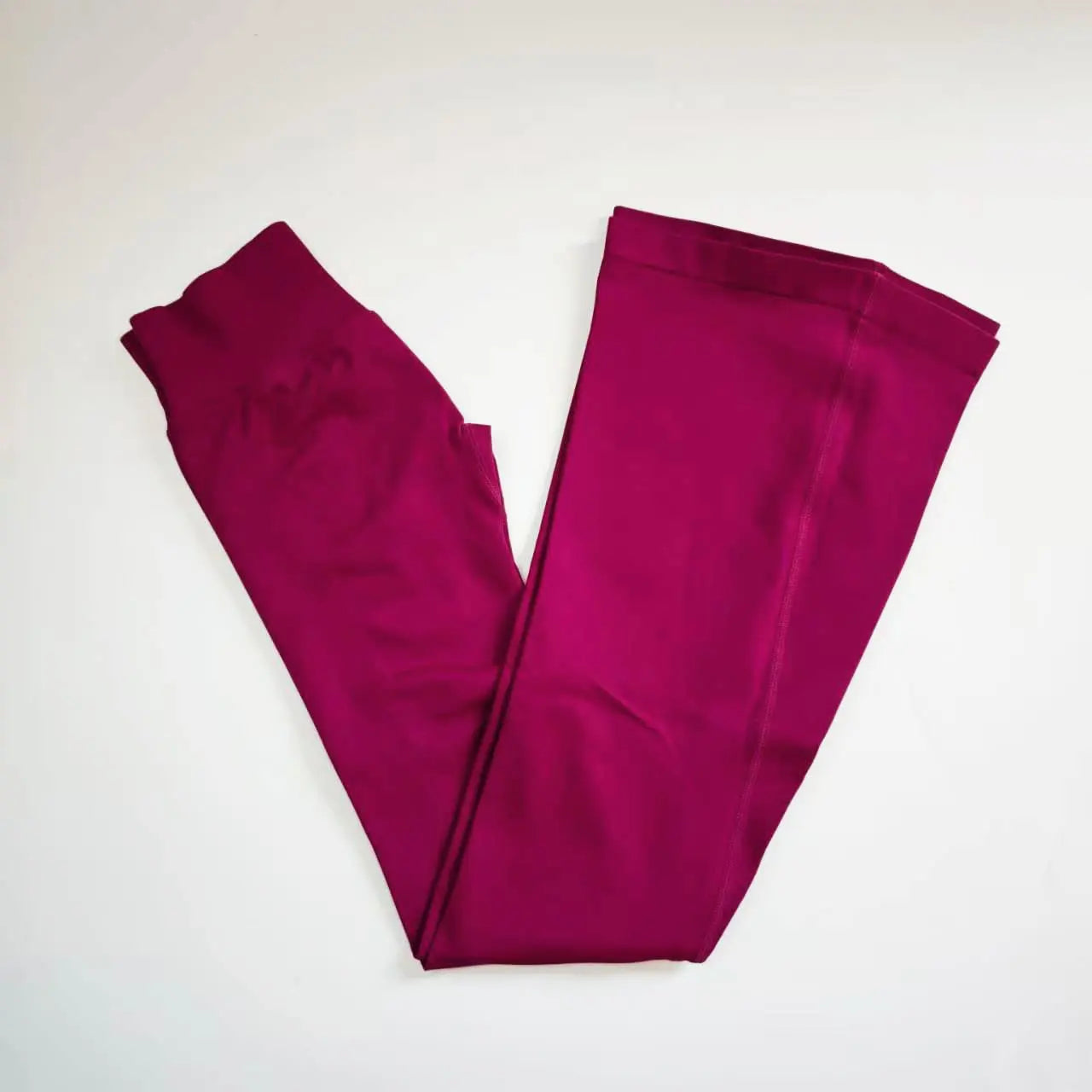 Nclagen Women Seamless Flare Yoga Leggings Scrunch Lift Fitness