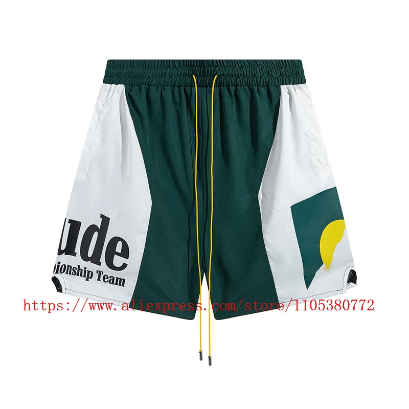 Men's Casual Elastic Waist Zip Pocket Summer Shorts