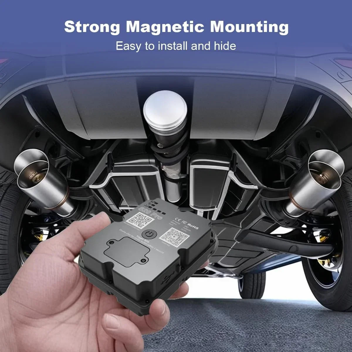 Wanwaytech S20Pro Real Time Magnetic GPS Asset Tracker SOS
