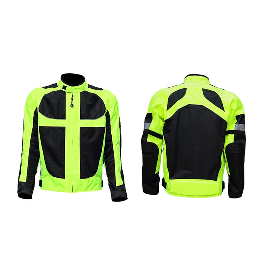 Motorcycle Reflective Padded Protective Riding Jacket