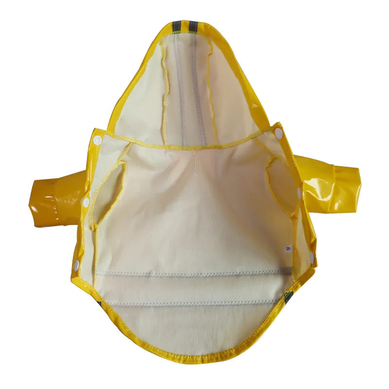 Reflective Waterproof PU Dog Raincoat For Small Cats Puppies