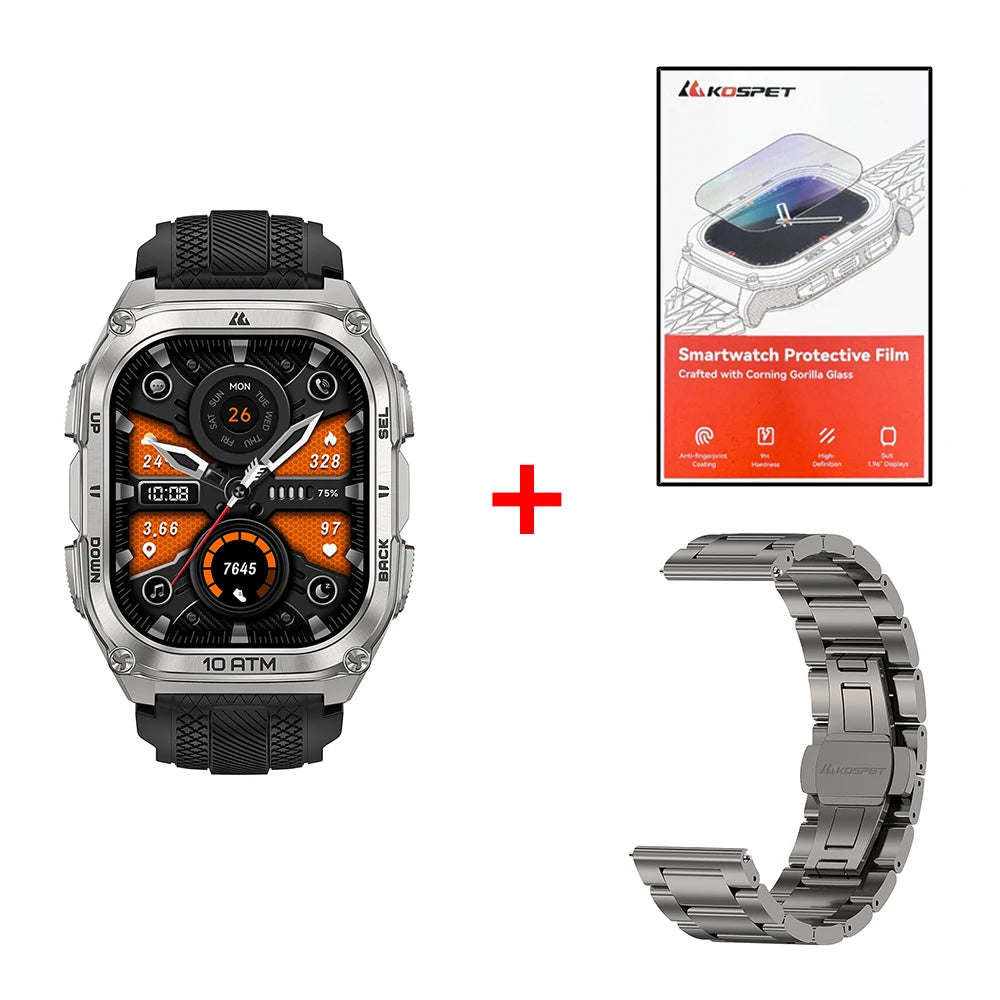 Kospet Tank M4 Smart Watch Gps Navigation Health Monitor